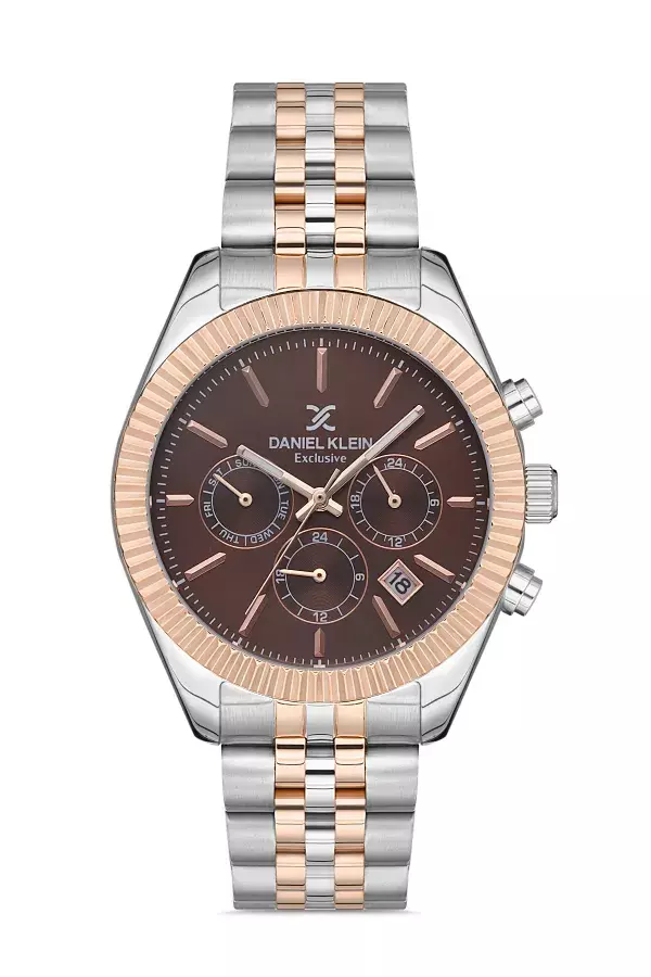 Daniel Klein Steel Chrono Two Tone Men's Watch image 0