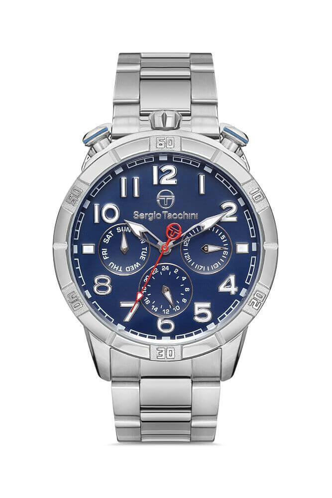 Sergio Tacchini Steel Chrono Silver Men's Watch image 0