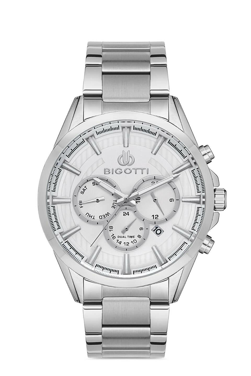 BIGOTTI Steel Chrono Silver Men's Watch image 0