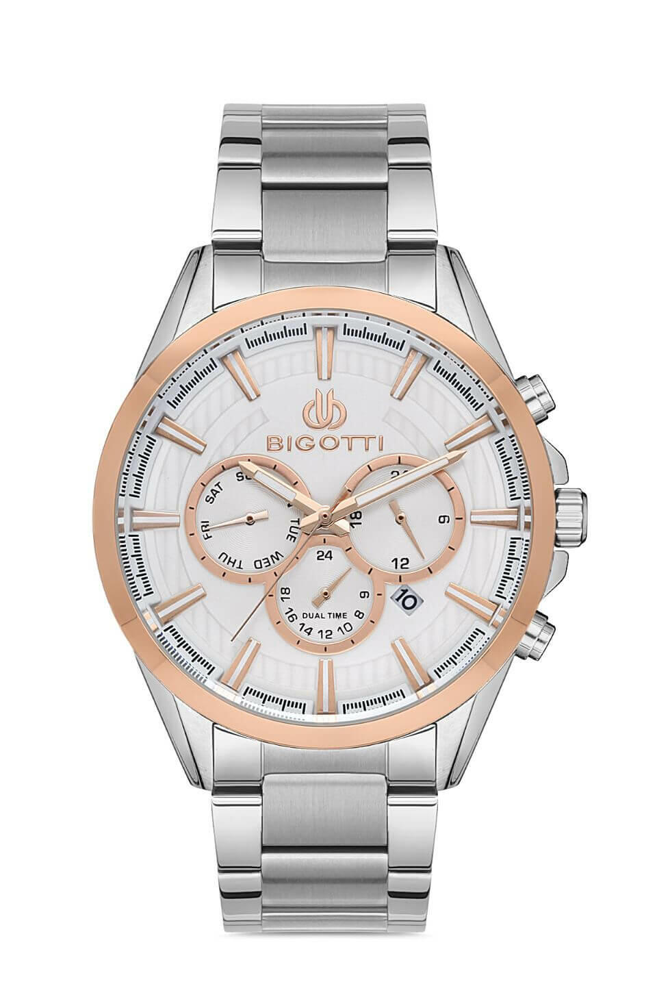 BIGOTTI Steel Chrono Silver Men's Watch image 0