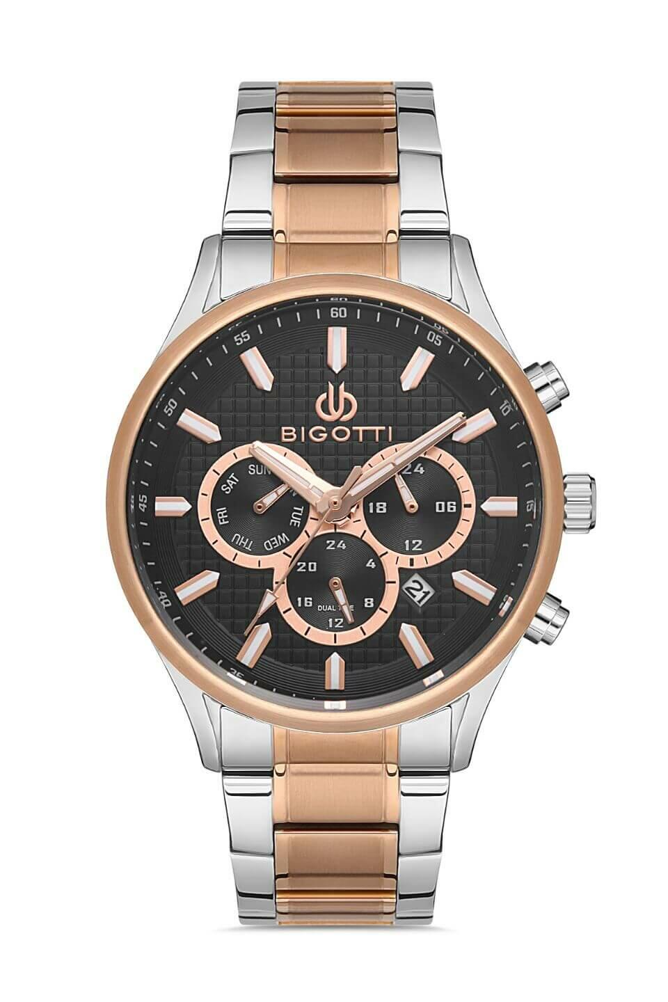 BIGOTTI Steel Chrono Two Tone Men's Watch image 0