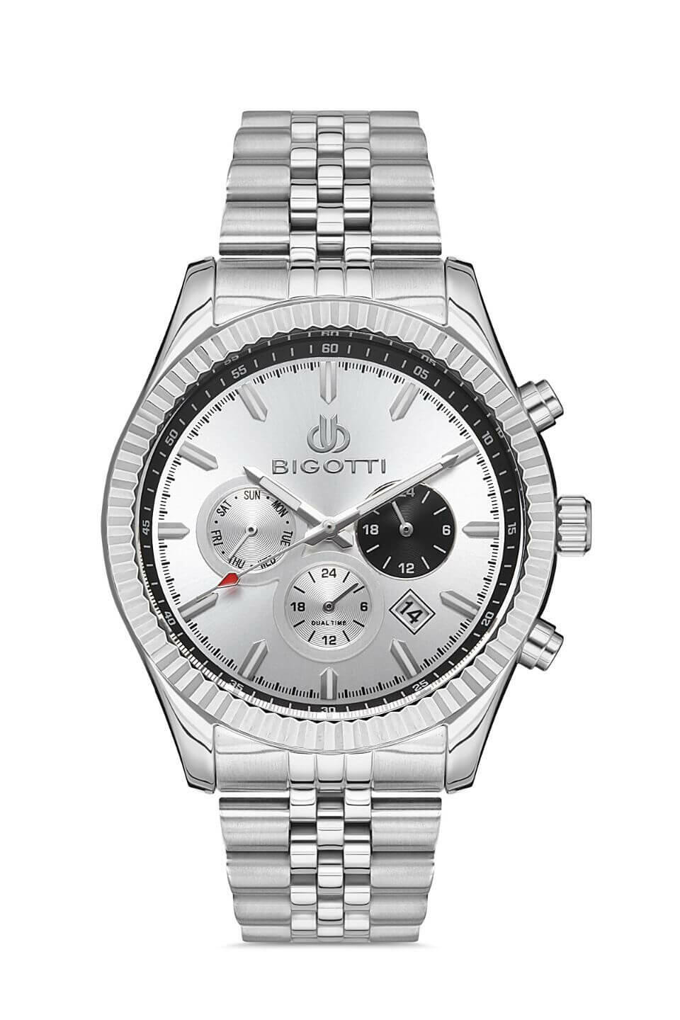 BIGOTTI Steel Chrono Silver Men's Watch image 0