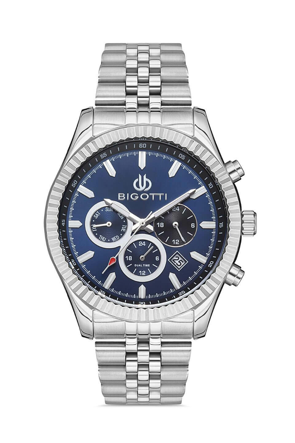 BIGOTTI Steel Chrono Silver Men's Watch image 0
