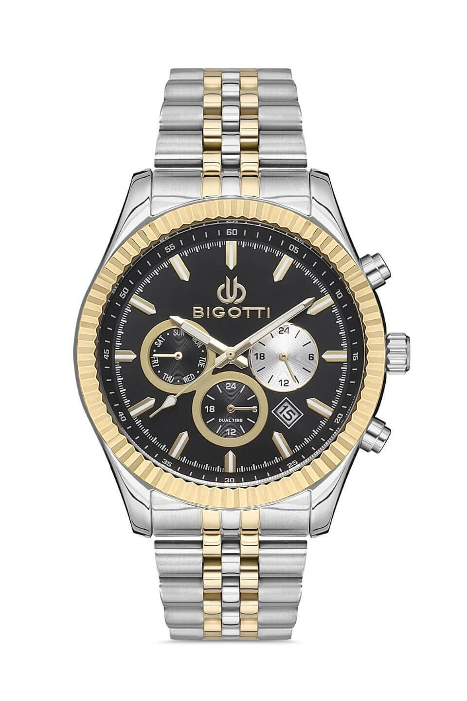 BIGOTTI Steel Chrono Two Tone Men's Watch image 0