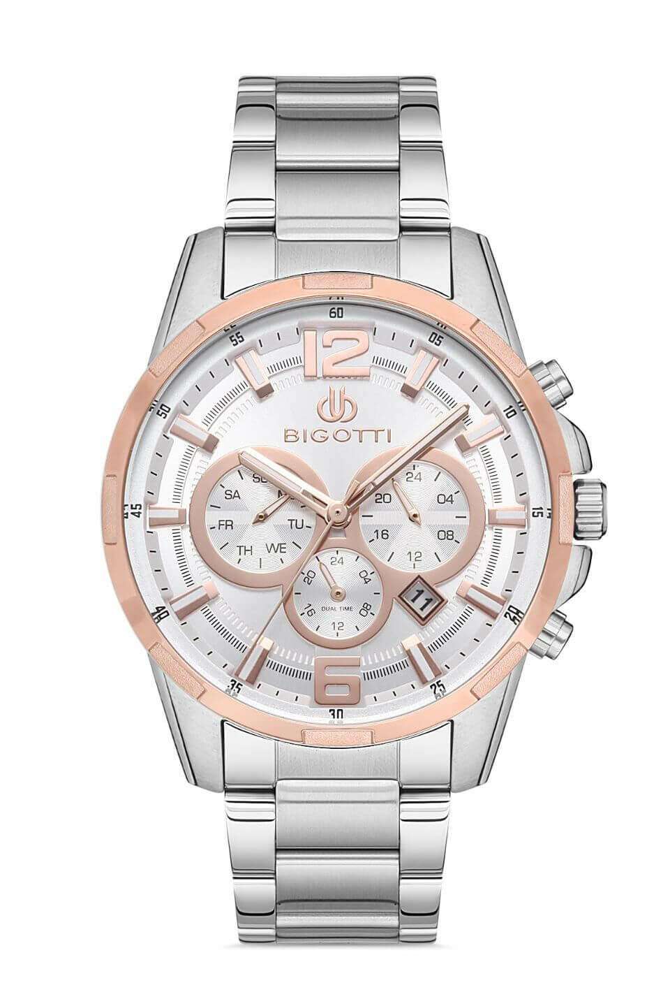 BIGOTTI Steel Chrono Silver Men's Watch image 0