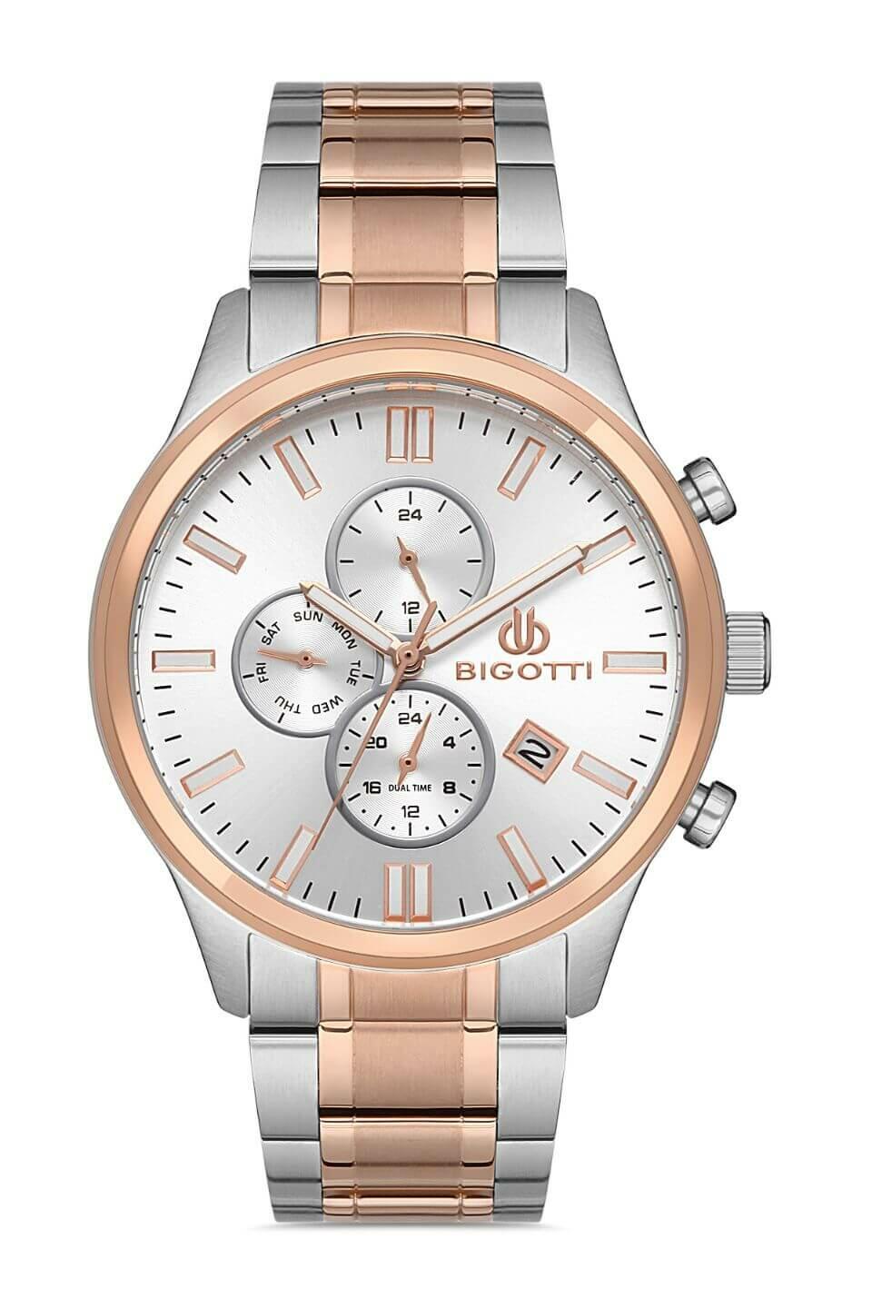 BIGOTTI Steel Chrono Two Tone Men's Watch image 0