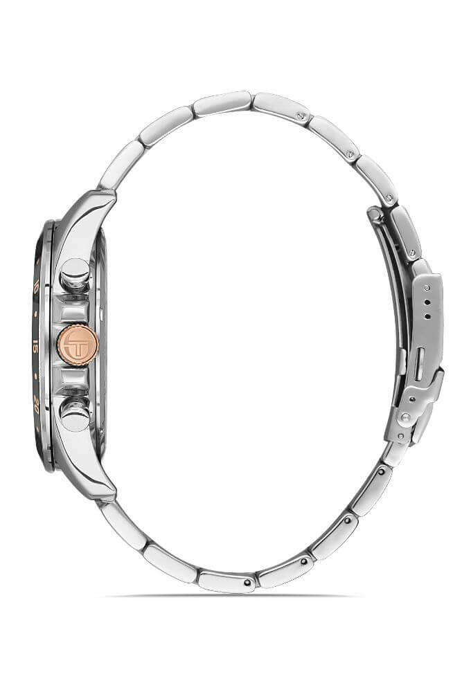 Sergio Tacchini Steel Chrono Two Tone Men's Watch image 1
