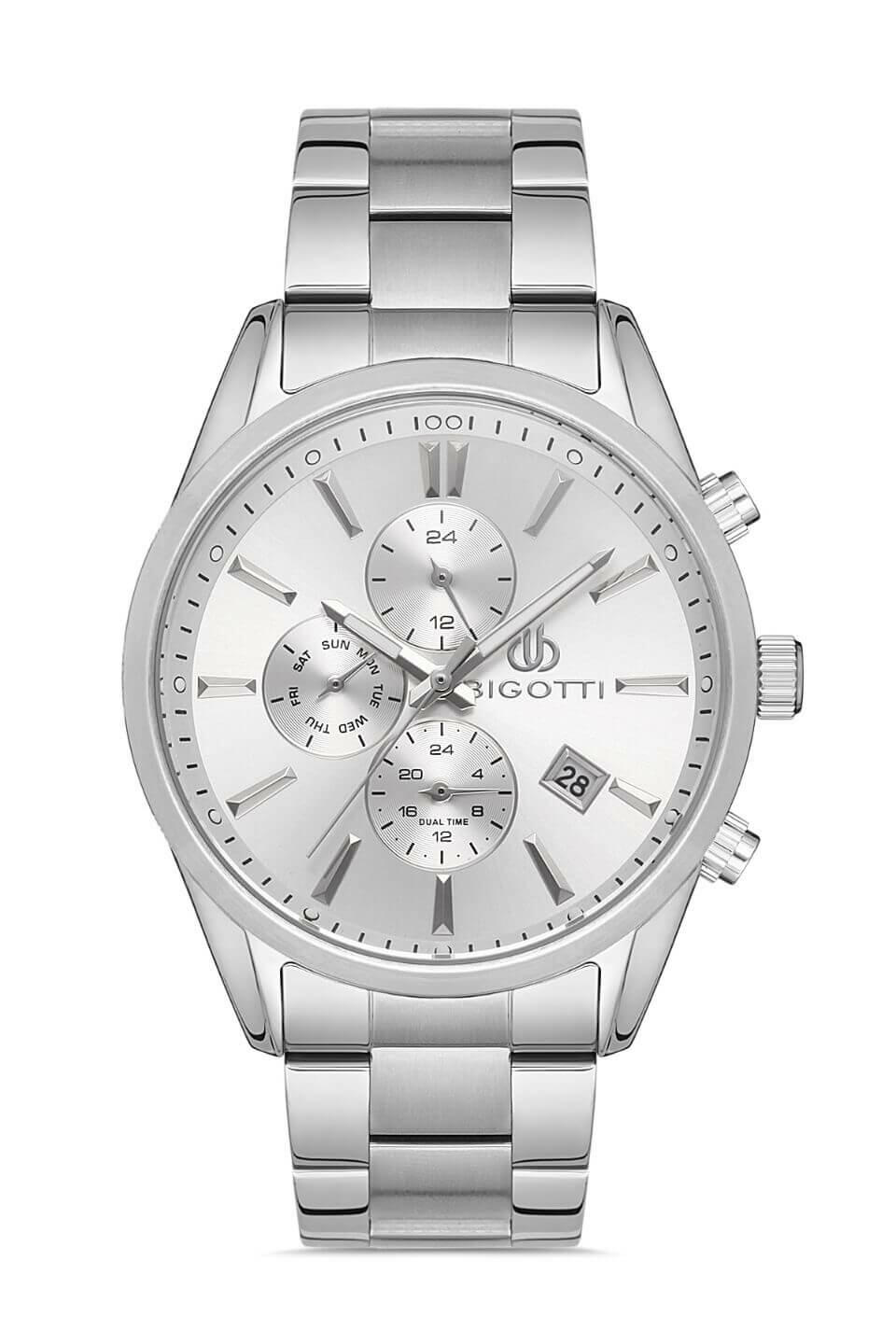 BIGOTTI Steel Chrono Silver Men's Watch image 0