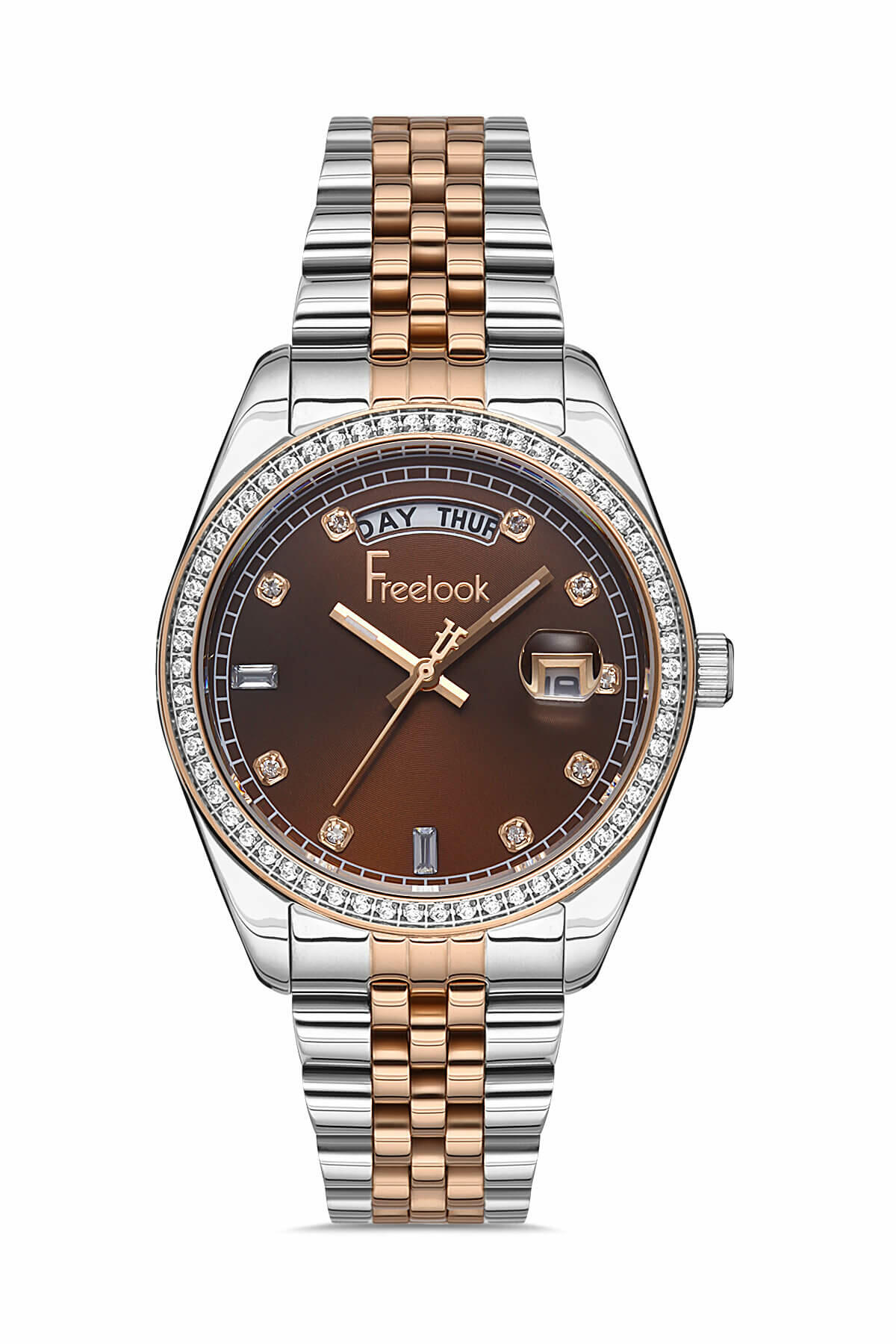 Free Look Steel Brown Women's Watch image 0