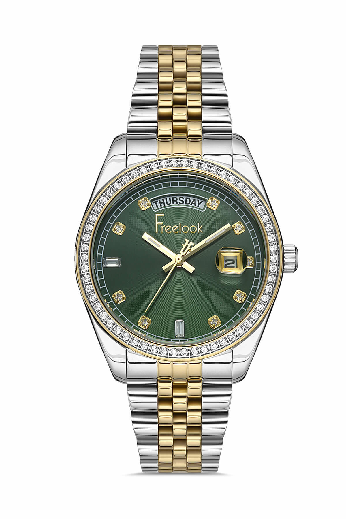 Free Look Steel Green Women's Watch image 0