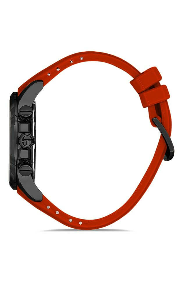 Sergio Tacchini Rubber Chrono red Men's Watch image 1