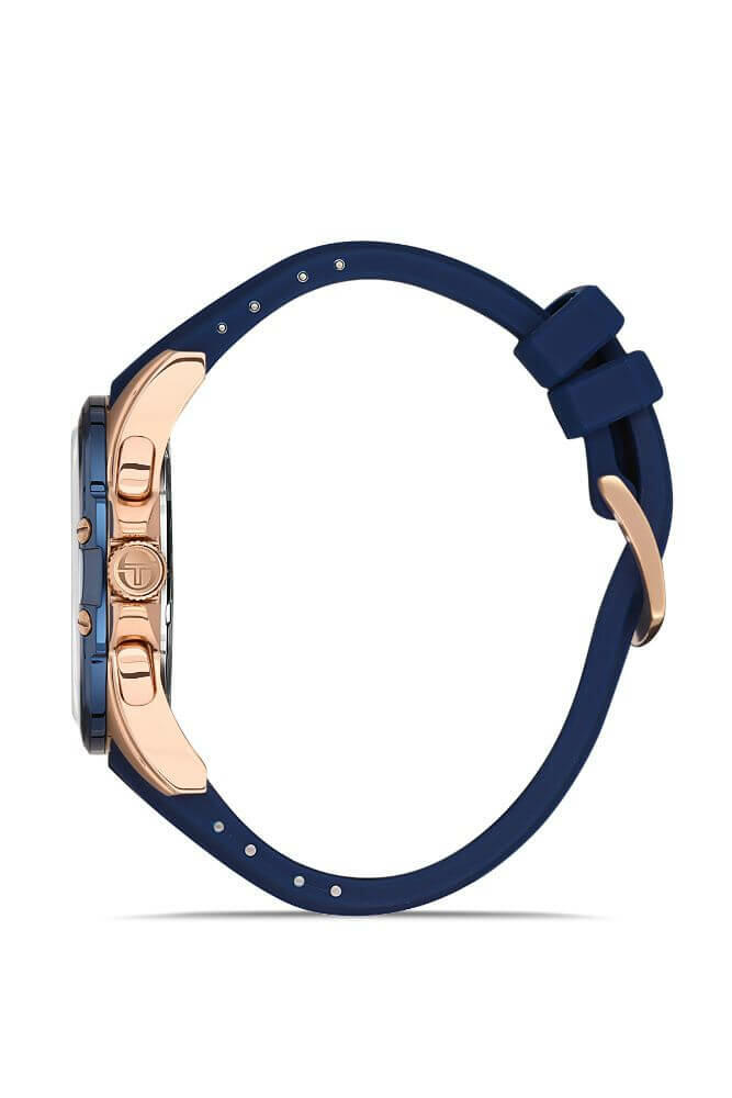 Sergio Tacchini Rubber Chrono blue Men's Watch image 1