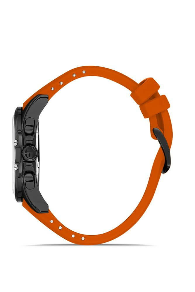 Sergio Tacchini Rubber Chrono Orange Men's Watch image 1