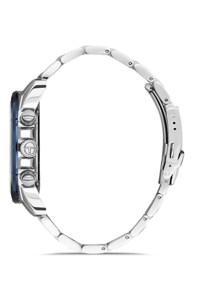 Sergio Tacchini Steel Chrono Silver Men's Watch image 1