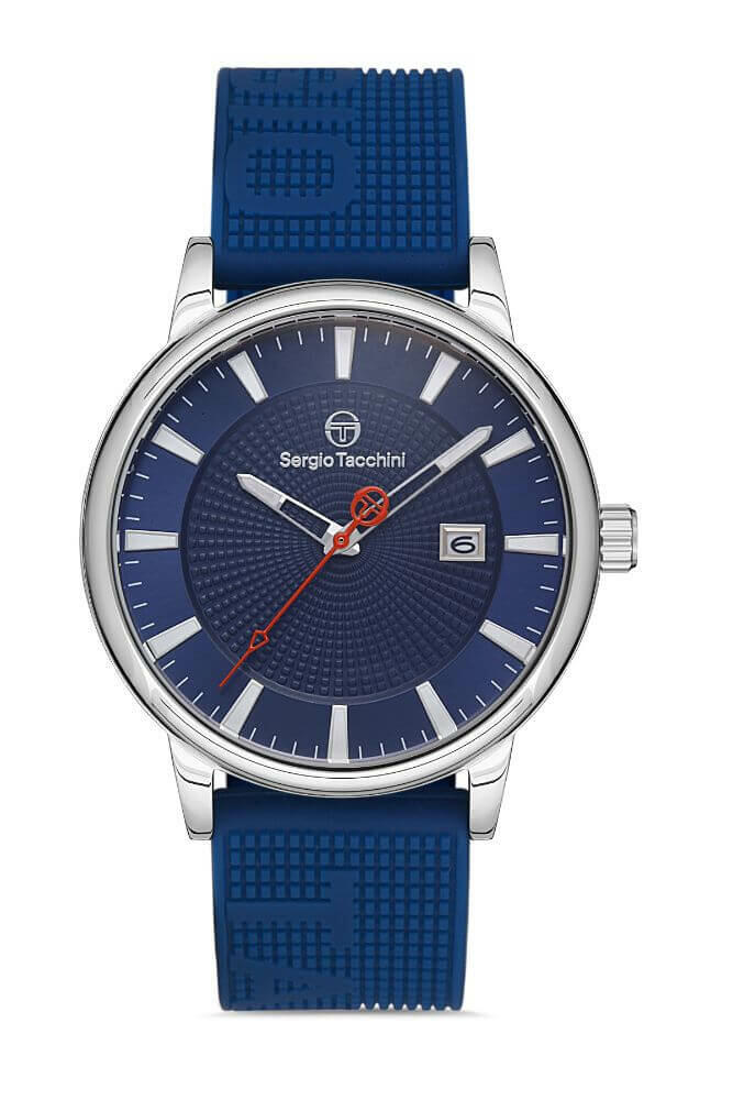 Sergio Tacchini Rubber blue Men's Watch image 0