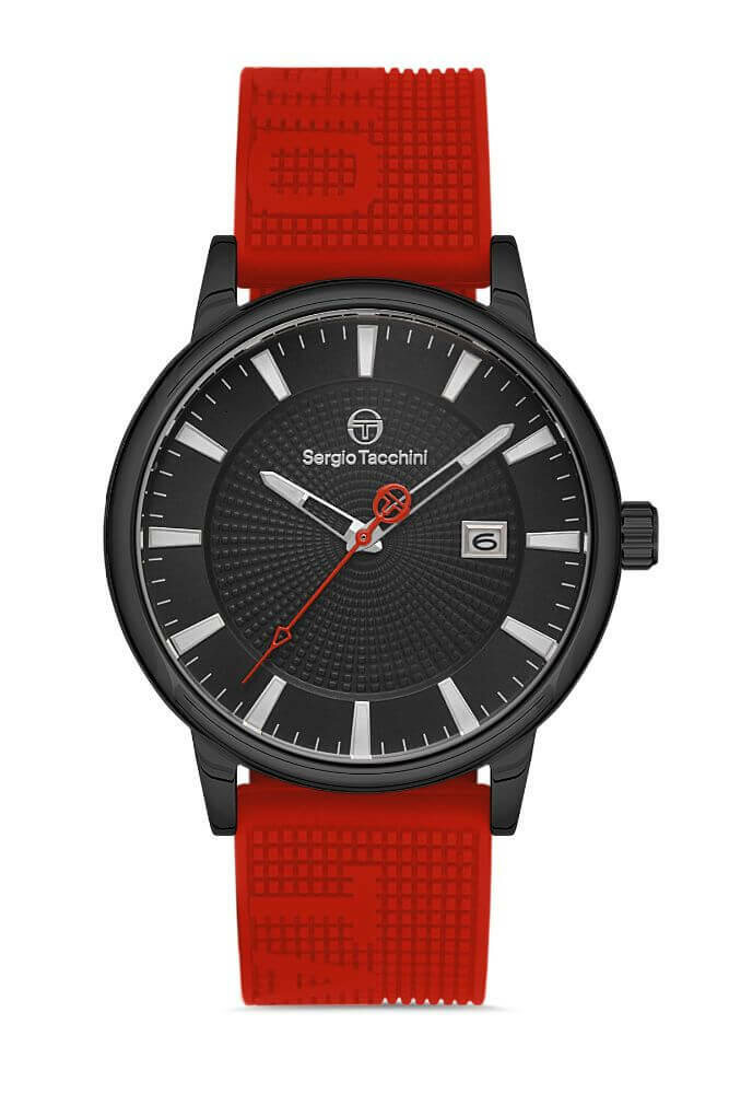Sergio Tacchini Rubber red Men's Watch image 0