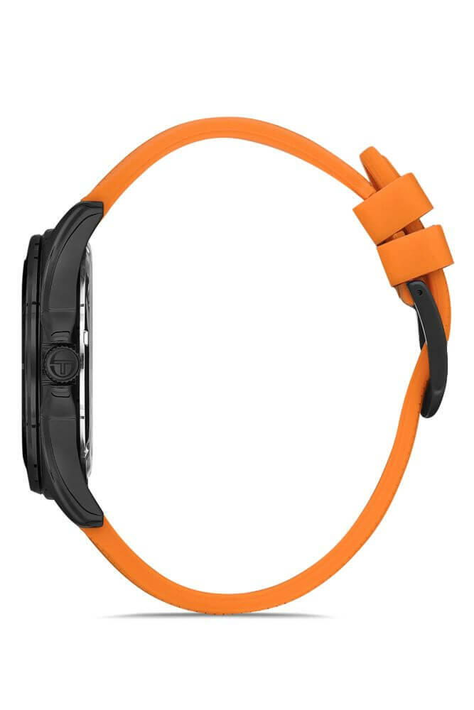Sergio Tacchini Rubber Orange Men's Watch image 1