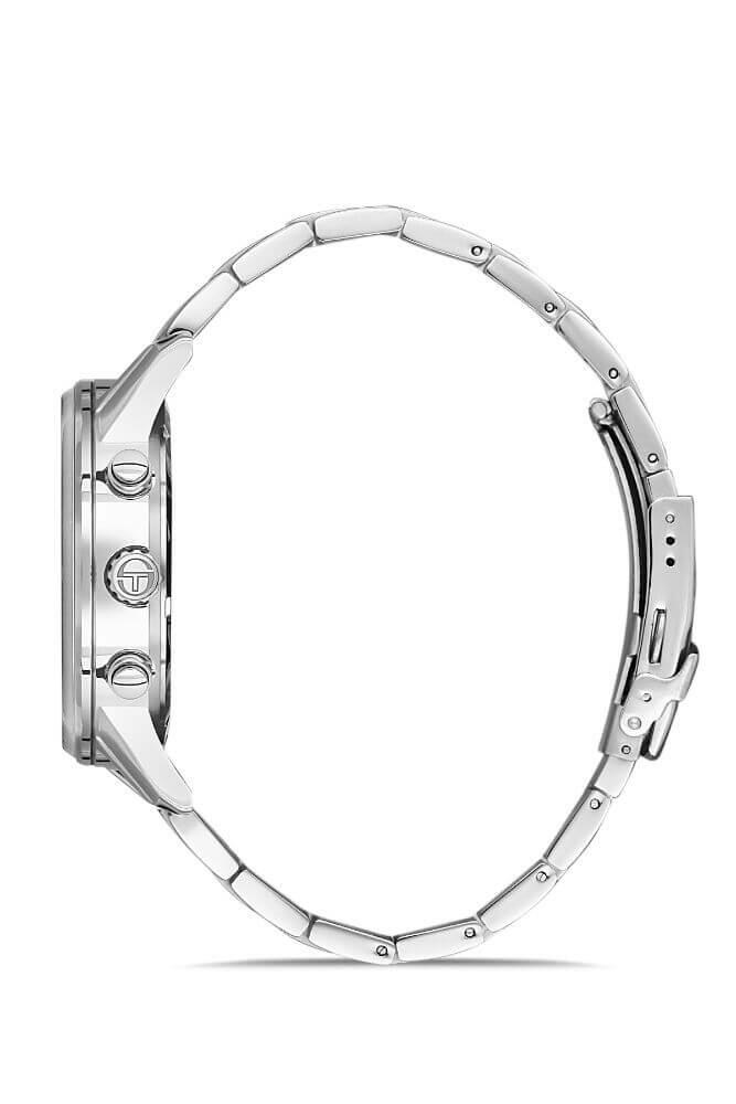 Sergio Tacchini Steel Chrono Silver Men's Watch image 1