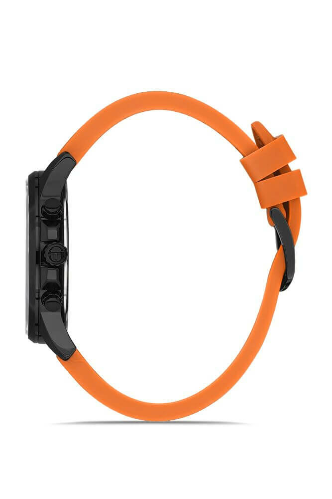 Sergio Tacchini Rubber Chrono Orange Men's Watch image 1