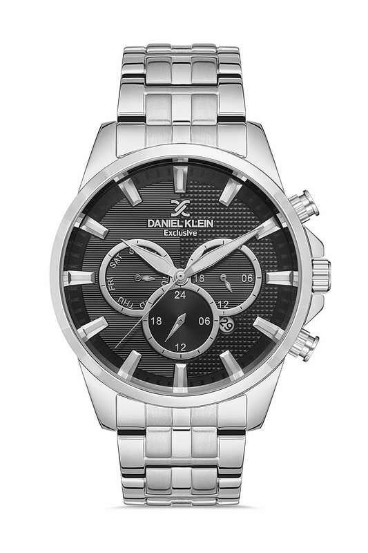 DANIEL KLEIN Steel Chrono Silver Men Watch image 0
