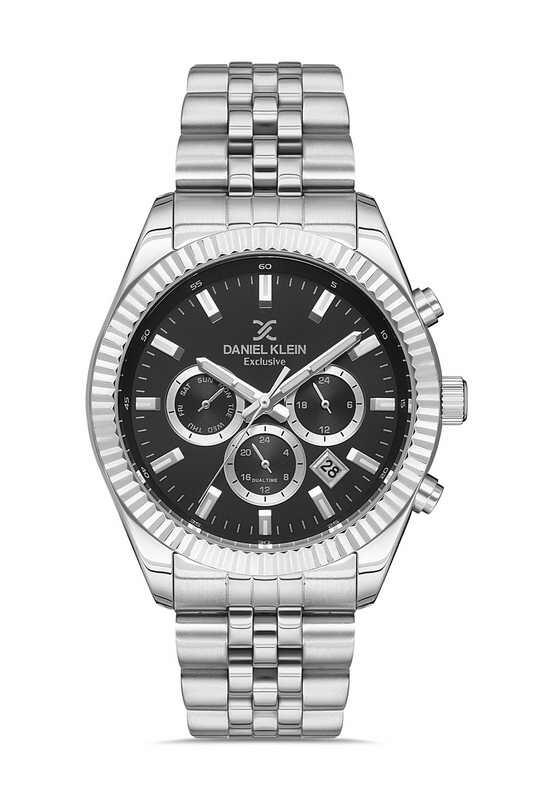 DANIEL KLEIN Steel Chrono Silver Men Watch image 0