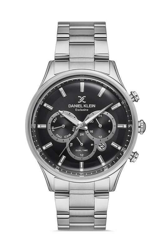 DANIEL KLEIN Steel Chrono Silver Men Watch image 0