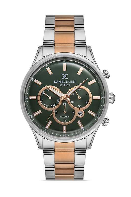 DANIEL KLEIN Steel Chrono Two-Tone Men Watch image 0