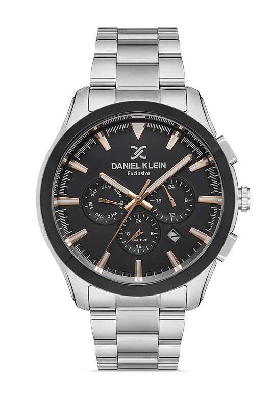 DANIEL KLEIN Steel Chrono Silver Men Watch image 0