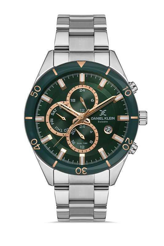 DANIEL KLEIN Steel Chrono Silver Men Watch image 0