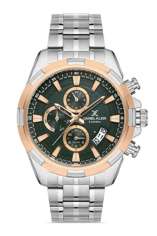 DANIEL KLEIN Steel Chrono Silver Men Watch image 0