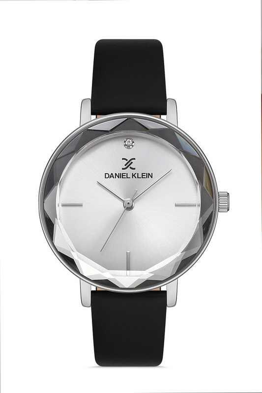 DANIEL KLEIN Leather Black Women's Watch image 0