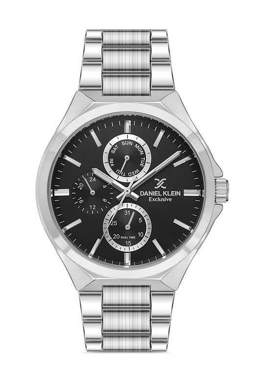 DANIEL KLEIN Steel Chrono Silver Men Watch image 0