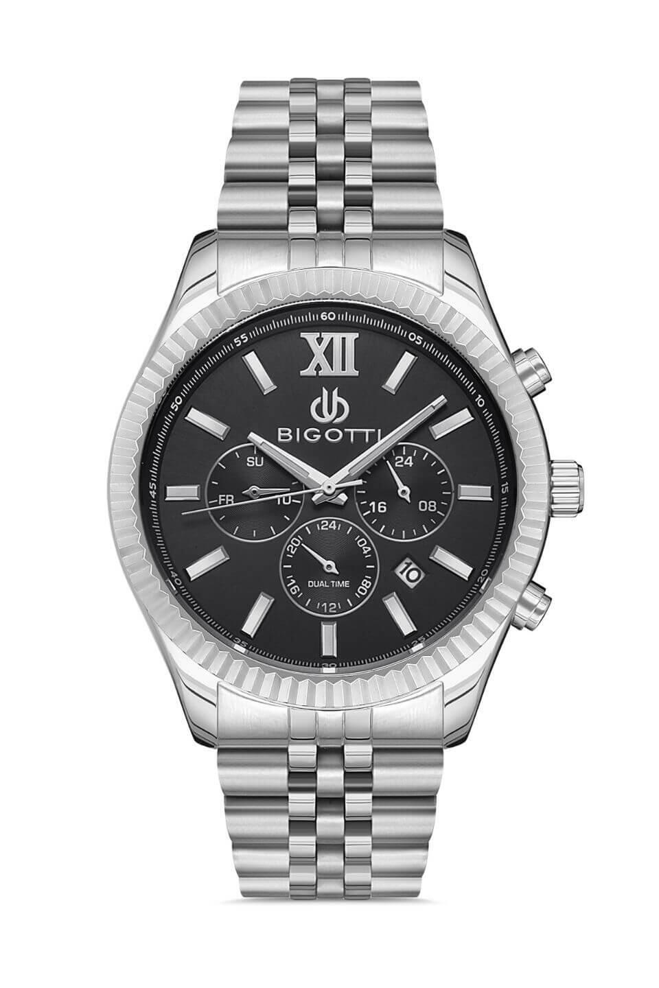 BIGOTTI Steel Chrono Silver Men's Watch image 0