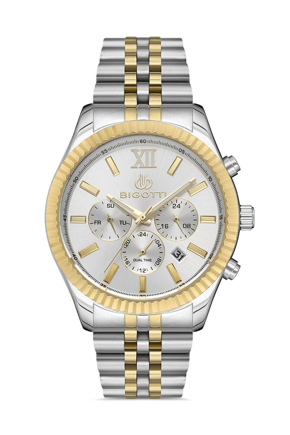 BIGOTTI Steel Chrono Two Tone Men's Watch image 0