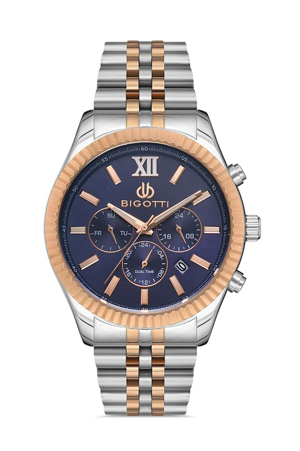 BIGOTTI Steel Chrono Two Tone Men's Watch image 0