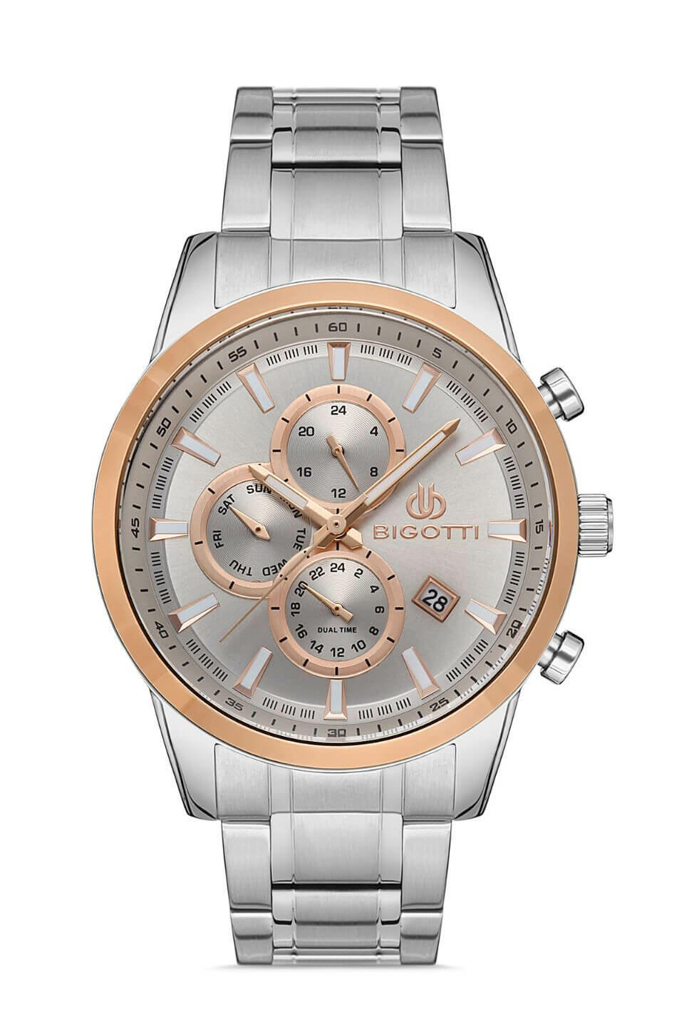 BIGOTTI Steel Chrono Silver Men's Watch image 0