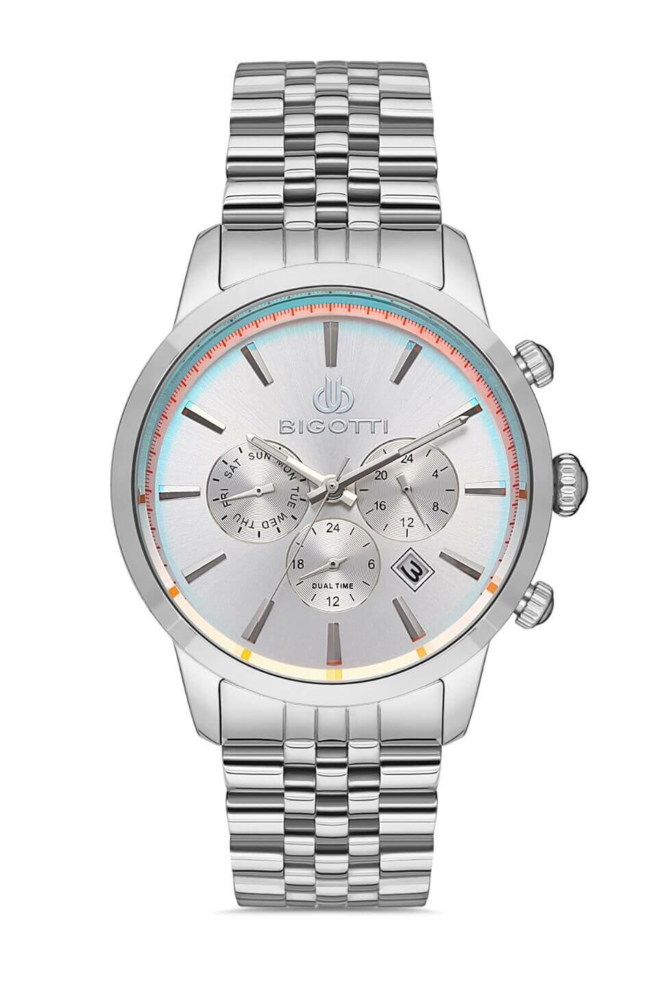 BIGOTTI Steel Chrono Silver Men's Watch image 0
