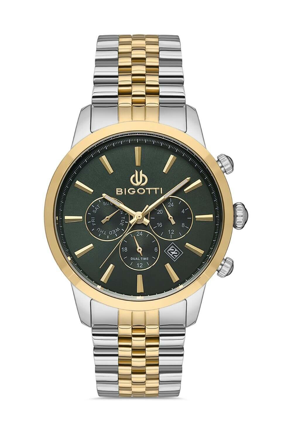 BIGOTTI Steel Chrono Two Tone Men's Watch image 0