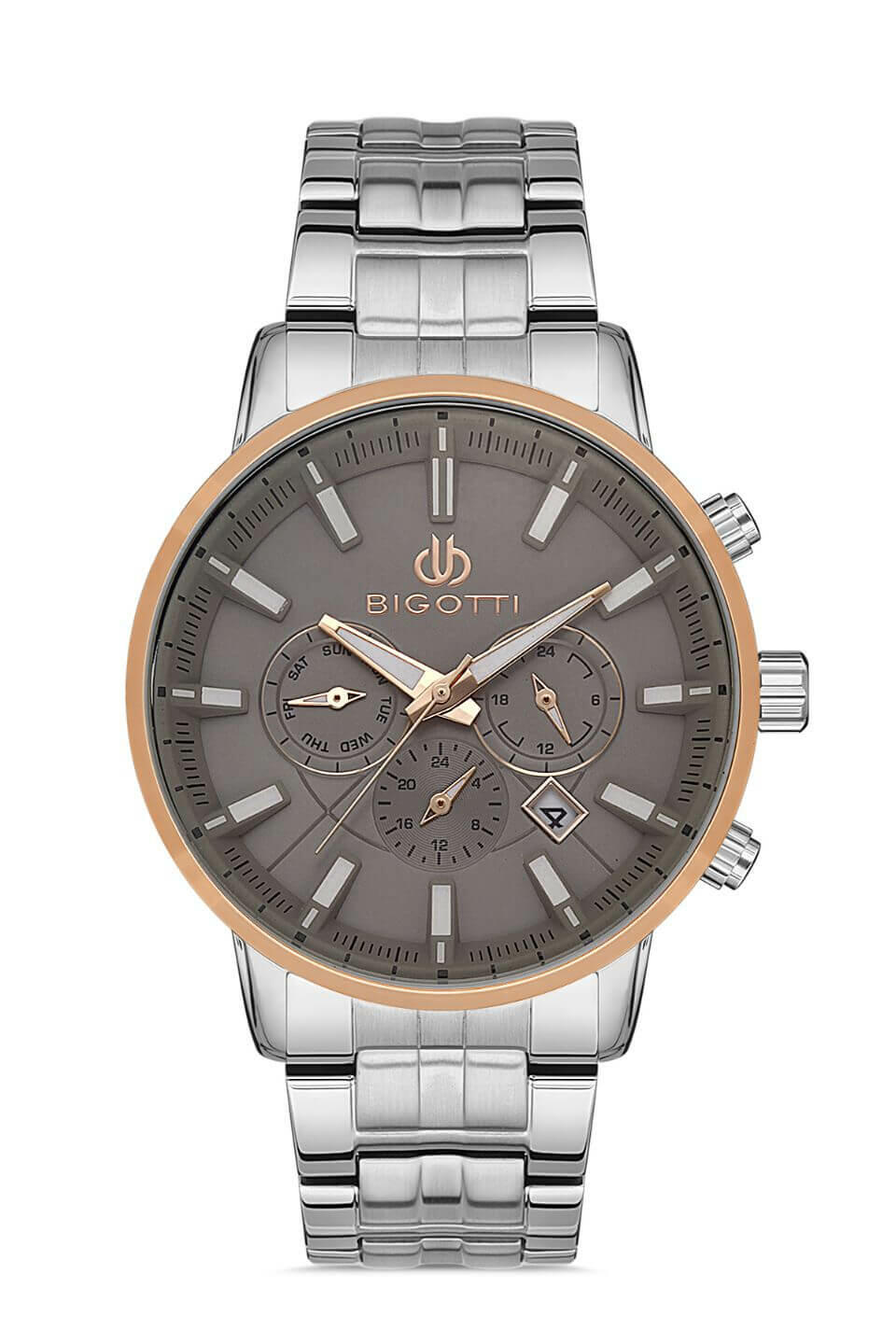 BIGOTTI Steel Chrono Silver Men's Watch image 0