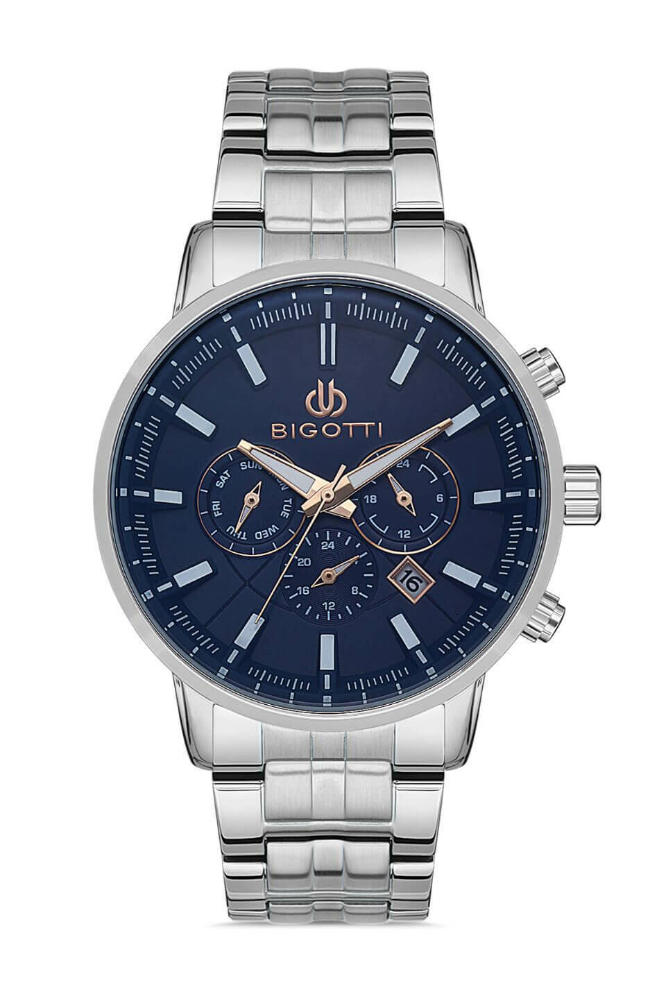 BIGOTTI Steel Chrono Silver Men's Watch image 0