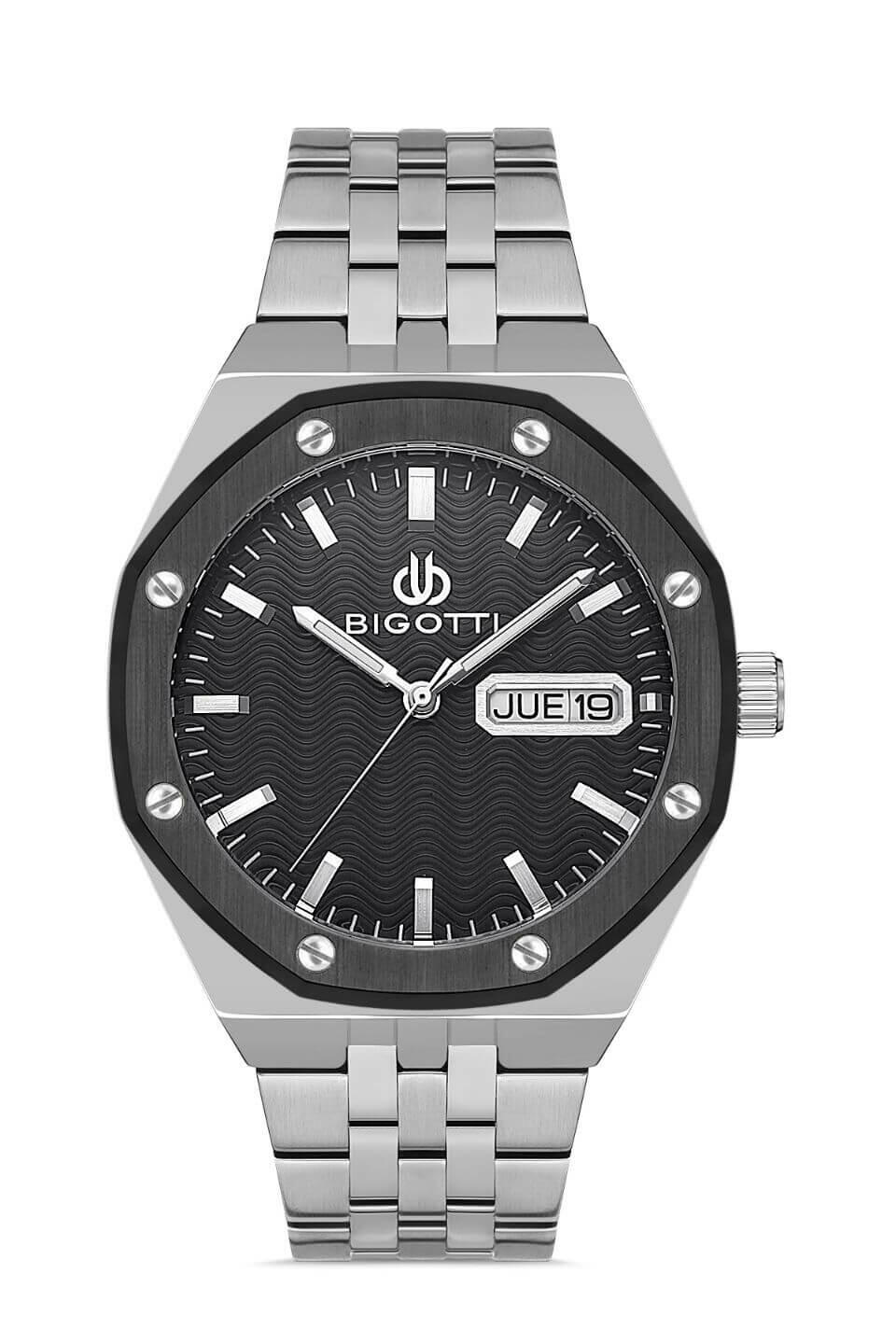 BIGOTTI Steel Silver Men's Watch image 0