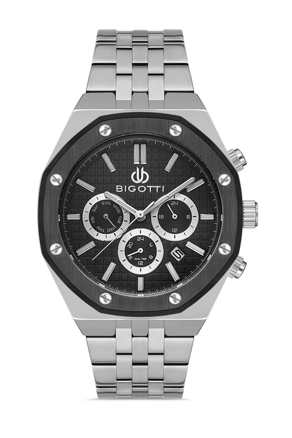BIGOTTI Steel Chrono Silver Men's Watch image 0