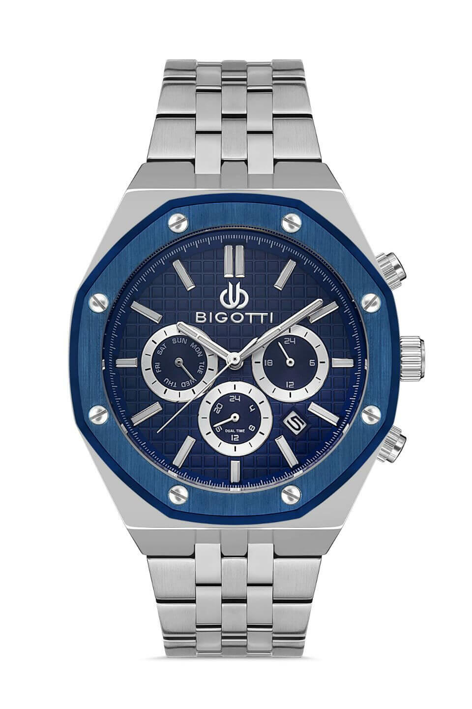 BIGOTTI Steel Chrono Silver Men's Watch image 0
