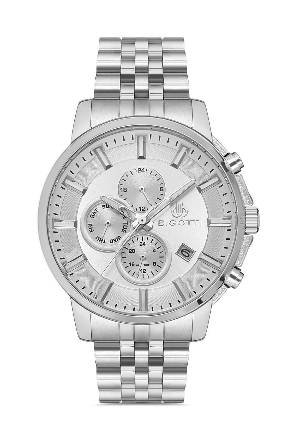 BIGOTTI Steel Chrono Silver Men&apos;s Watch image 0