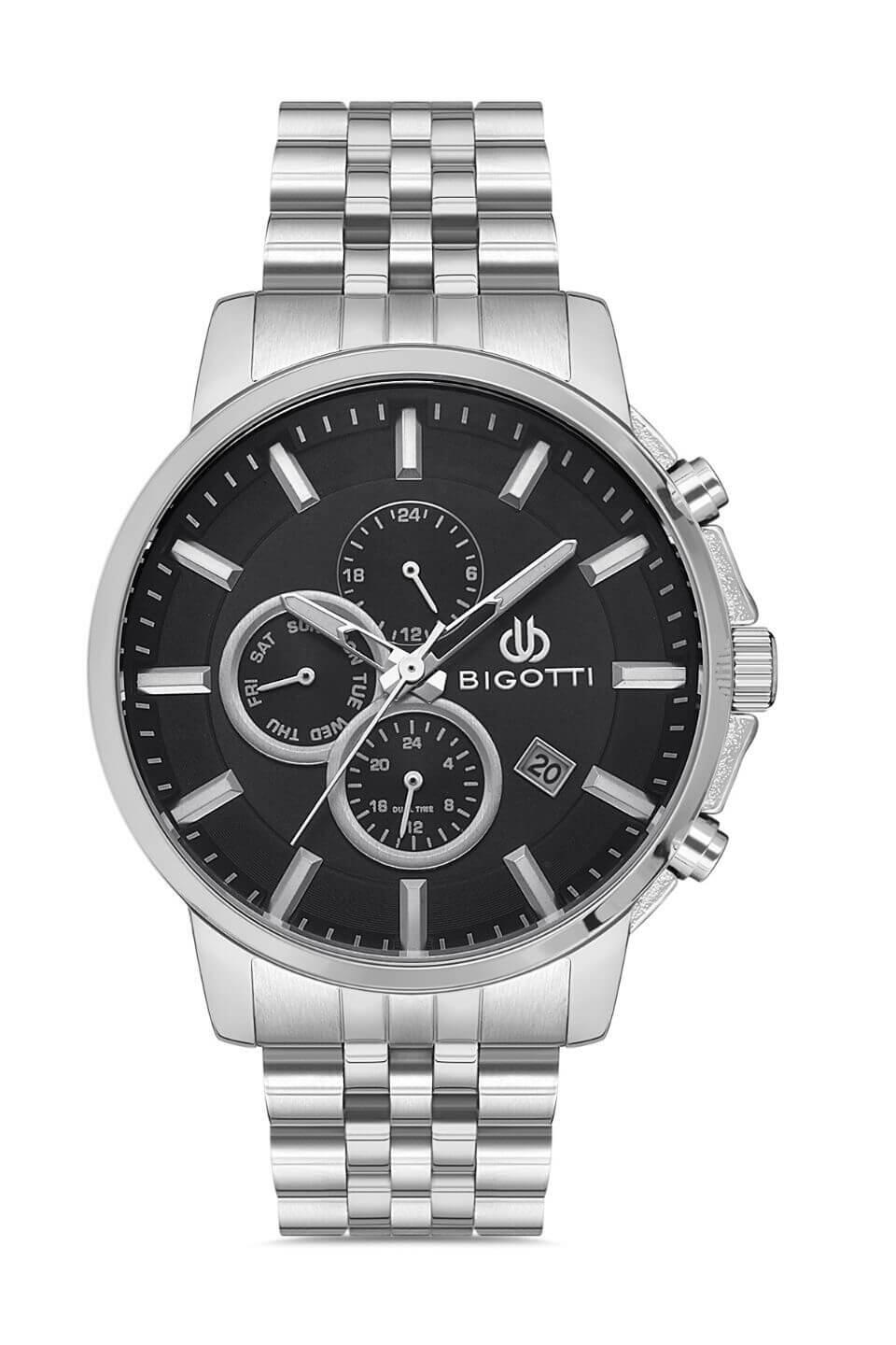 BIGOTTI Steel Chrono Silver Men&apos;s Watch image 0