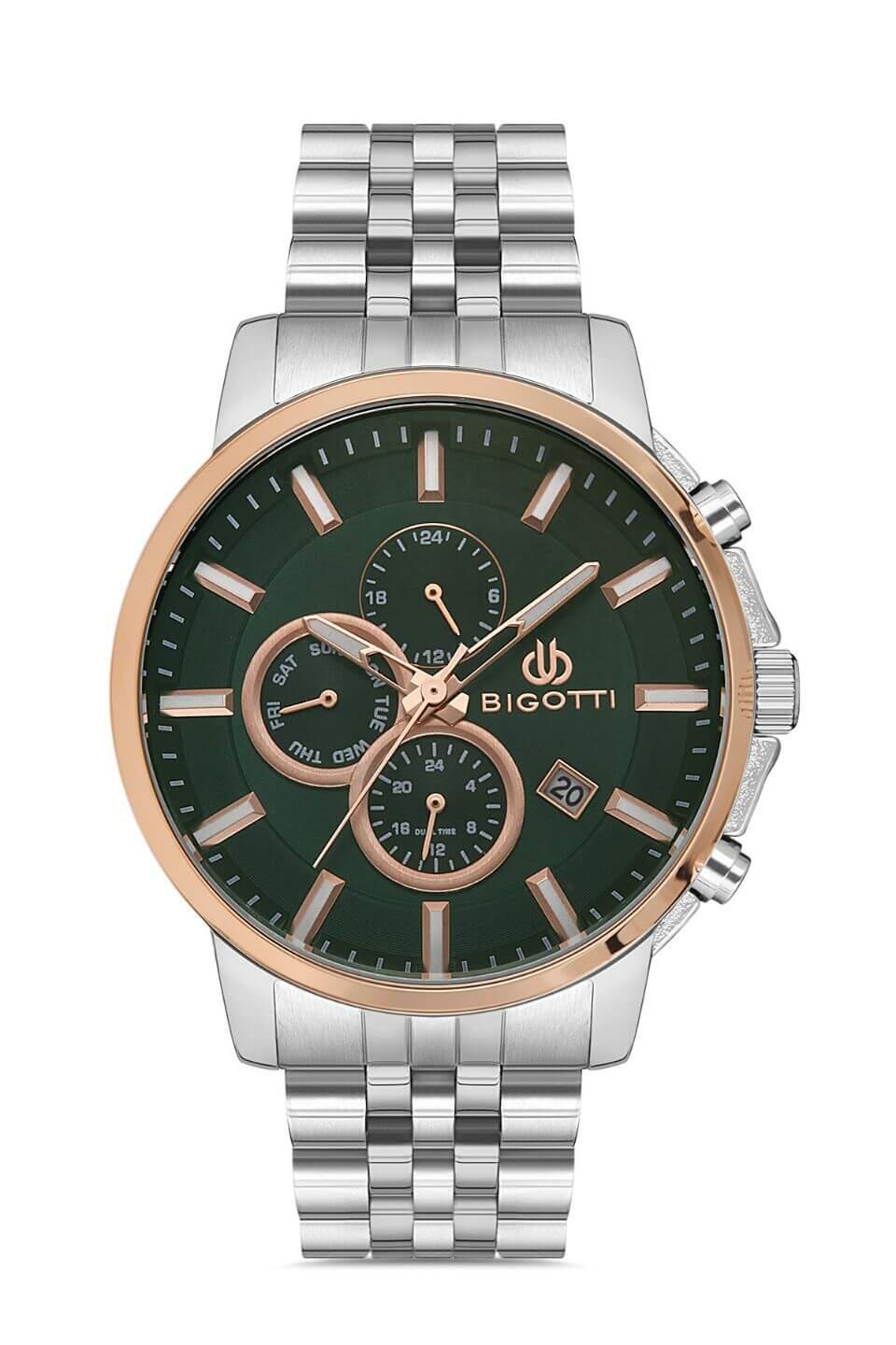 BIGOTTI Steel Chrono Silver Men&apos;s Watch image 0