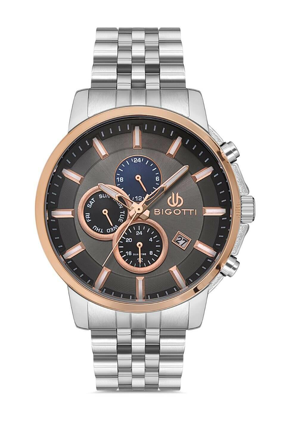 BIGOTTI Steel Chrono Silver Men&apos;s Watch image 0