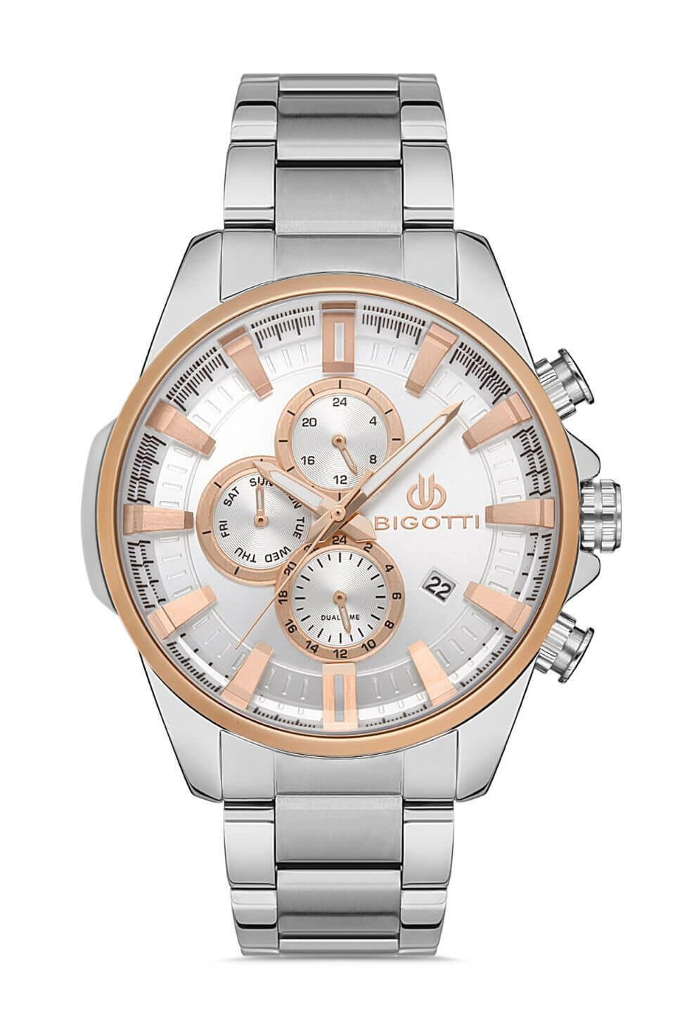 BIGOTTI Steel Chrono Silver Men's Watch image 0