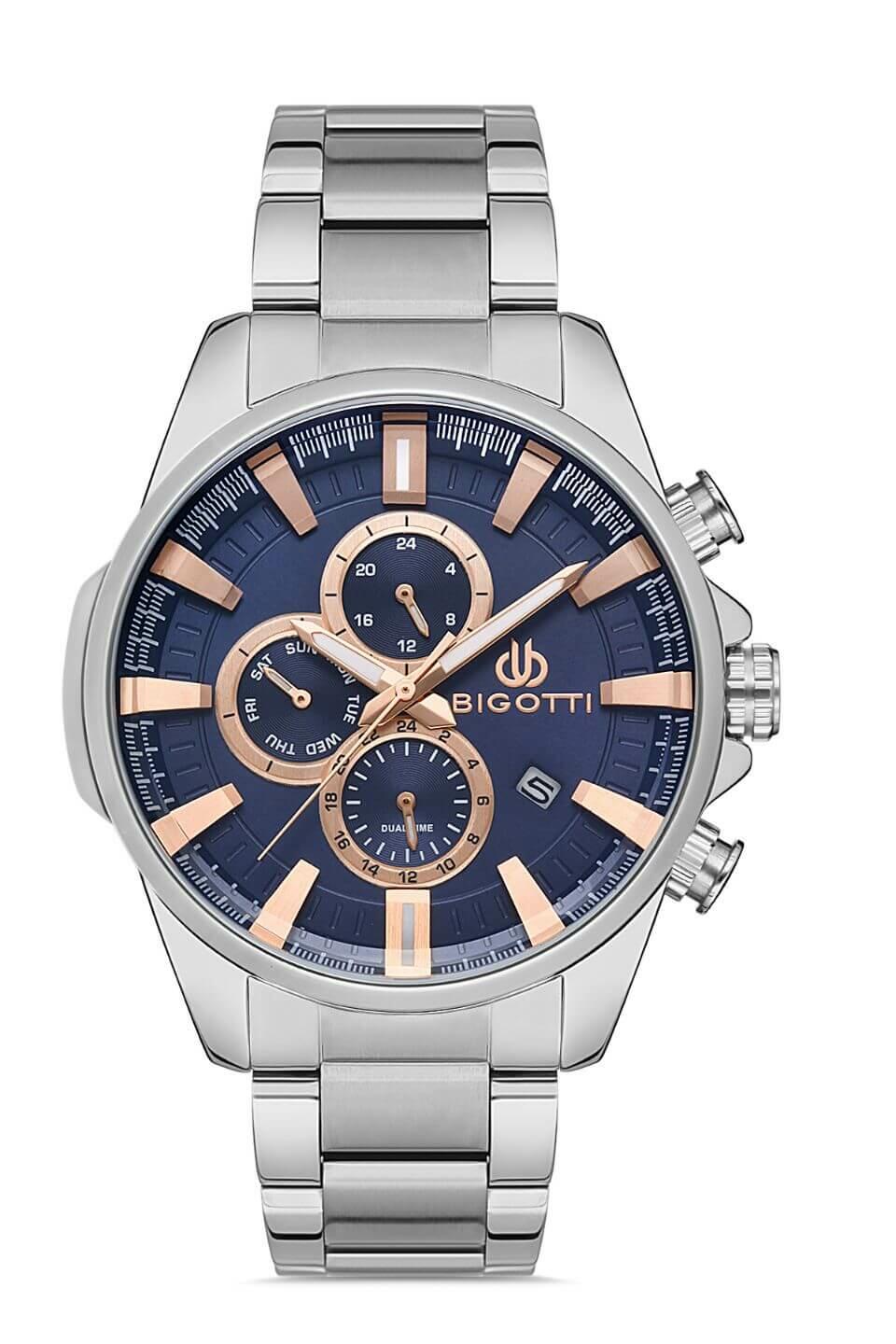 BIGOTTI Steel Chrono Silver Men's Watch image 0