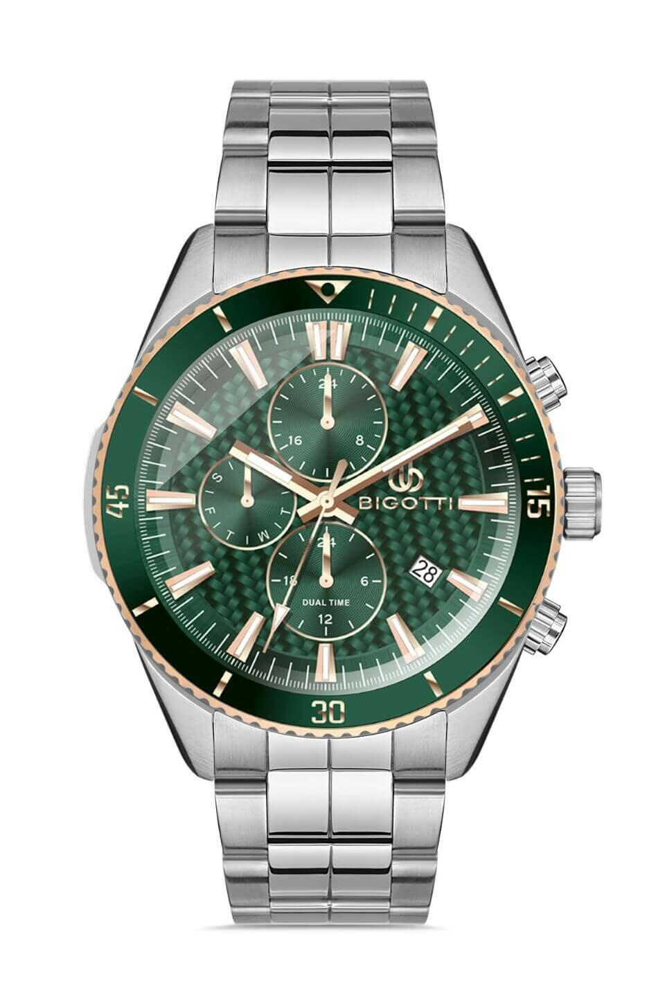 BIGOTTI Steel Chrono Silver Men's Watch image 0